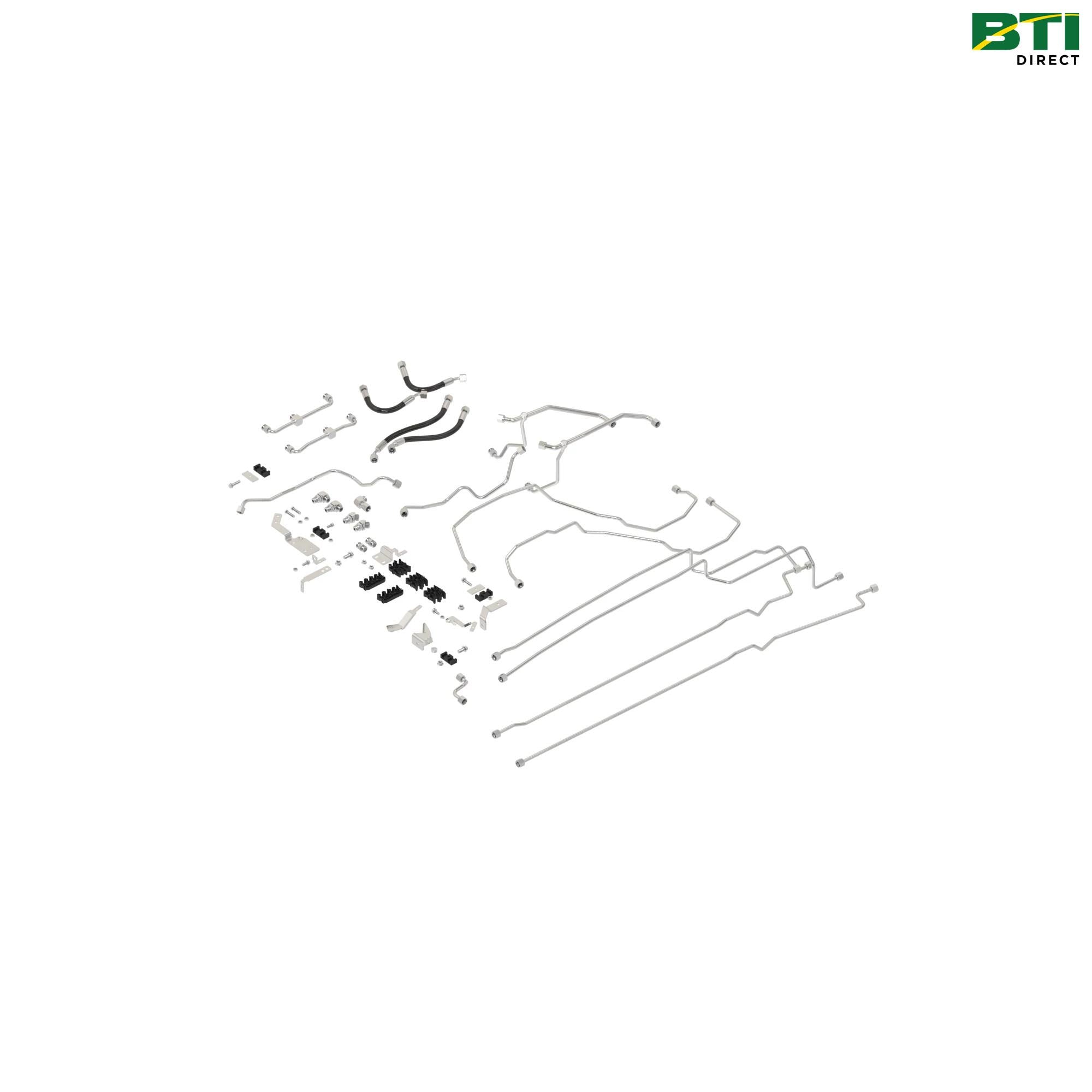 BL16556: Front Hitch Oil Lines and Fittings Attachment