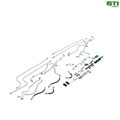BL16556: Front Hitch Oil Lines and Fittings Attachment