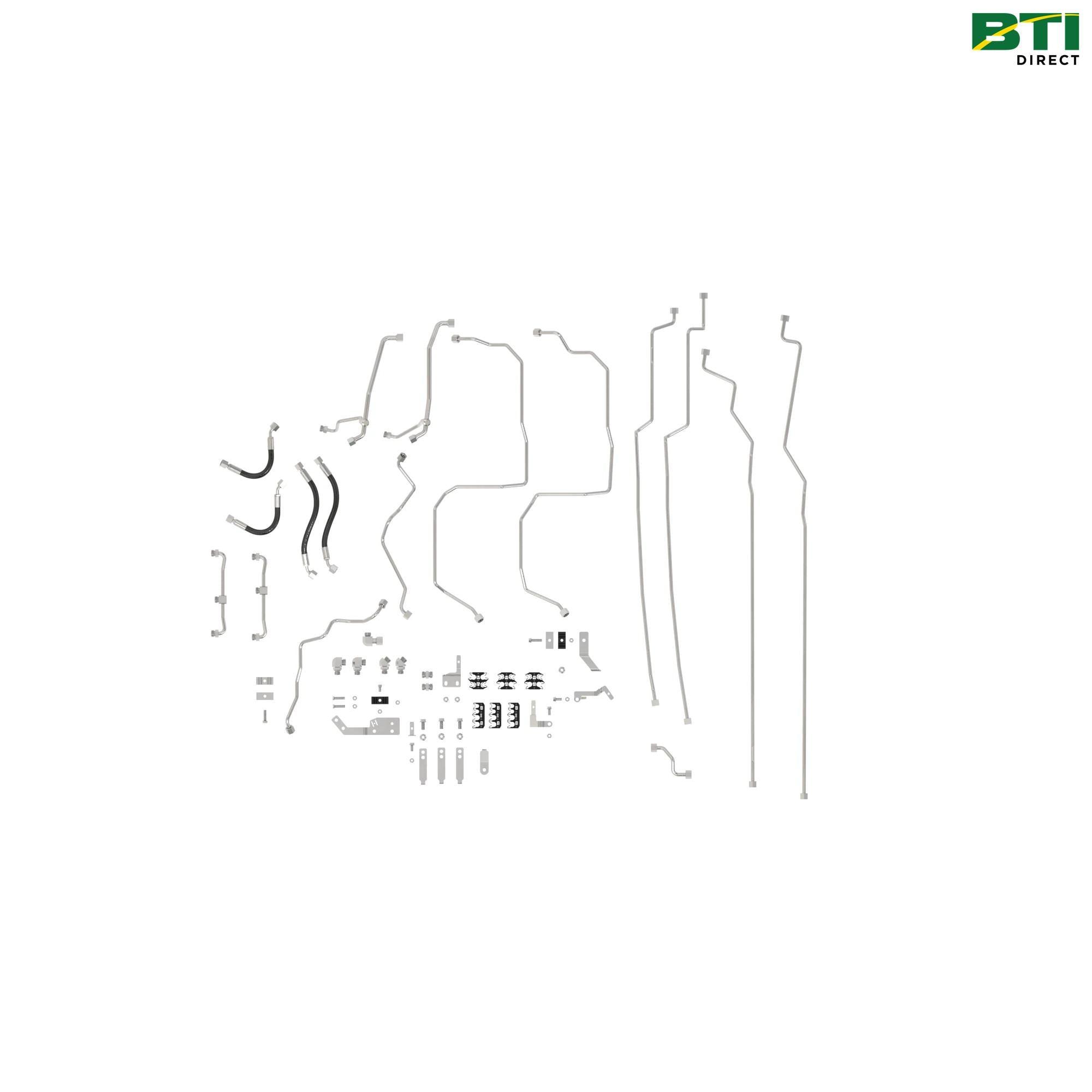 BL16559: Front Hitch Oil Lines and Fittings Attachment