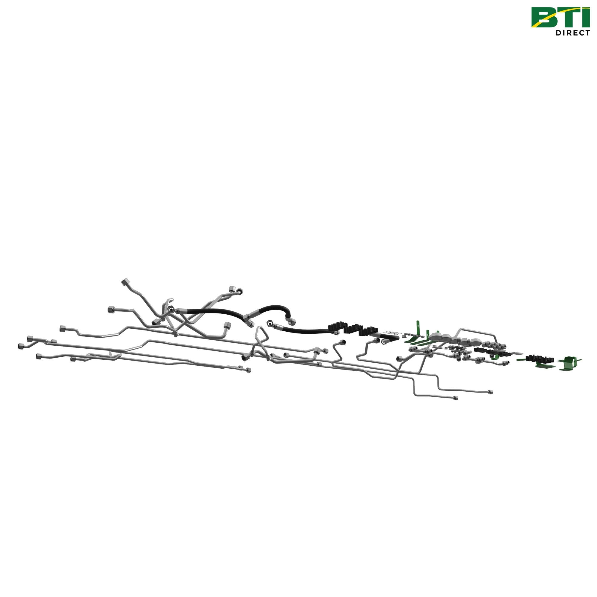 BL16559: Front Hitch Oil Lines and Fittings Attachment