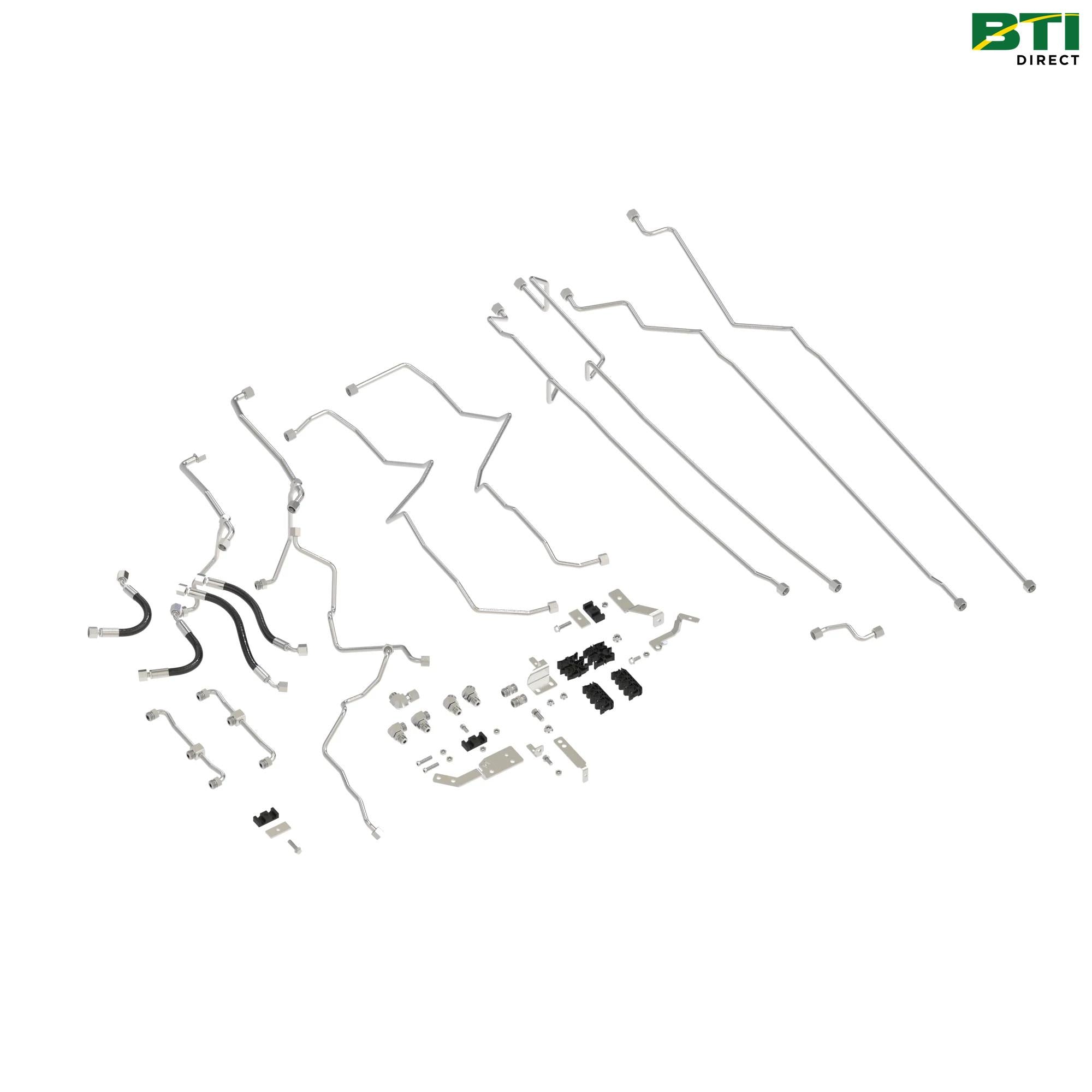 BL16562: Front Hitch Oil Lines and Fittings Attachment