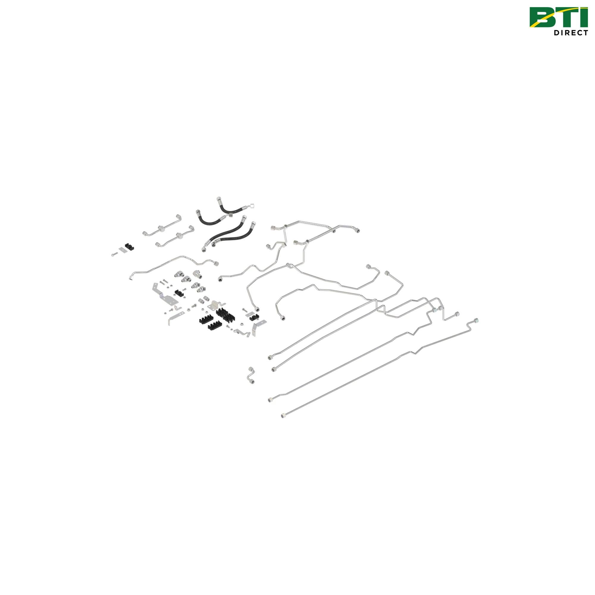 BL16562: Front Hitch Oil Lines and Fittings Attachment