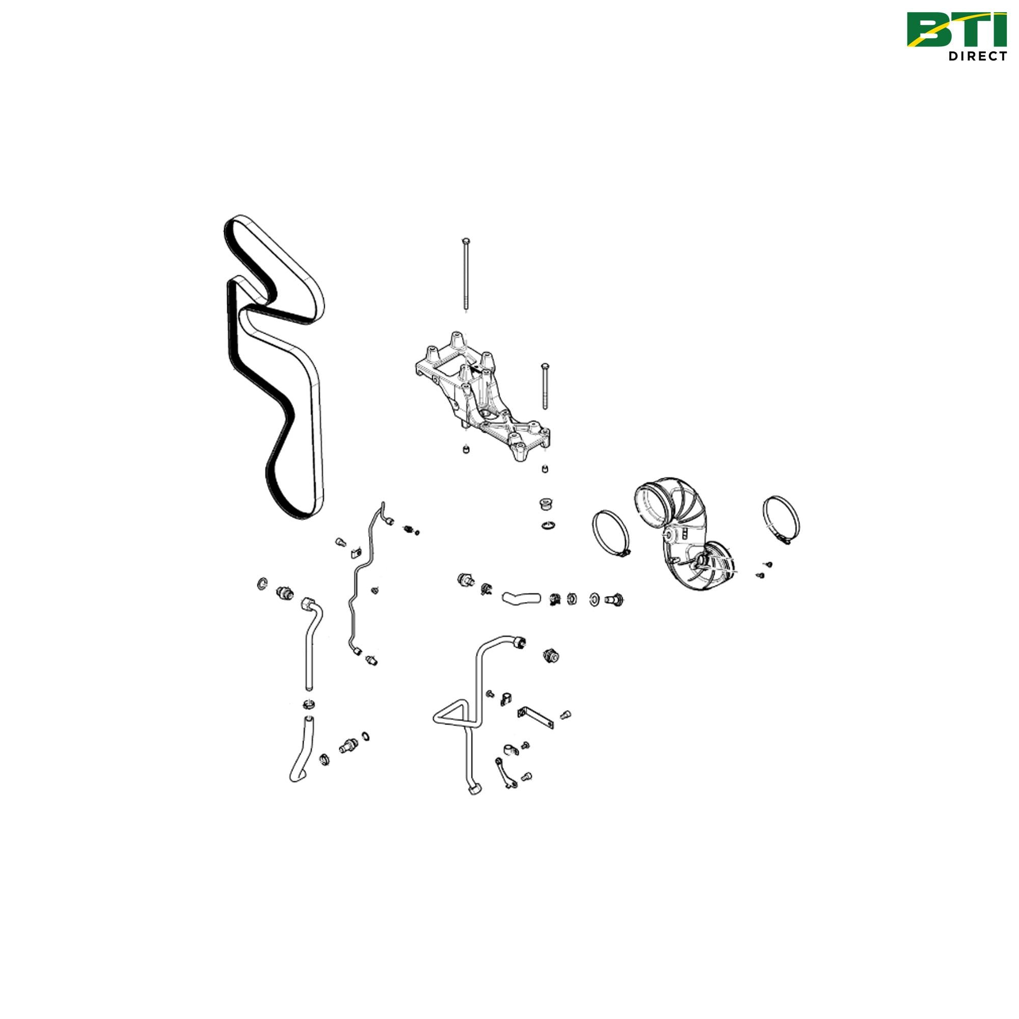 BL16641: Air Trailer Brake 2 Line Attachment