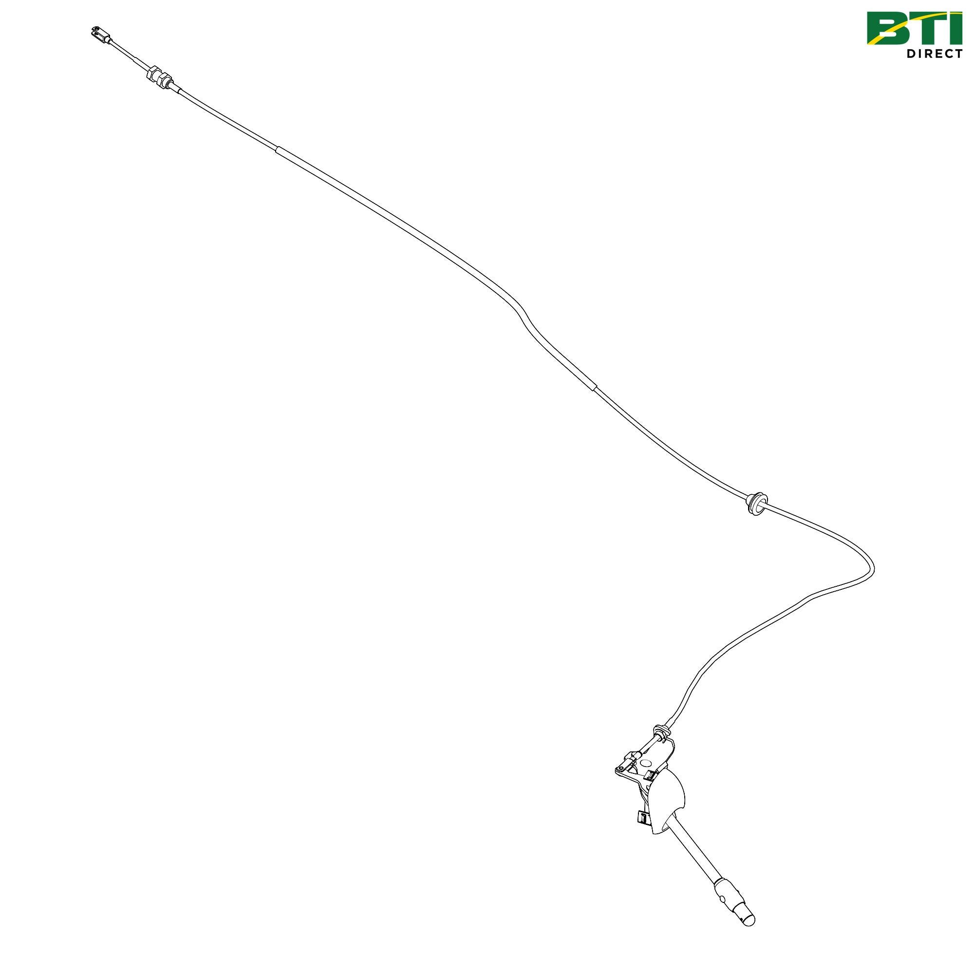 BL16698: Pick-Up Hitch Release Control Attachment with RH Console