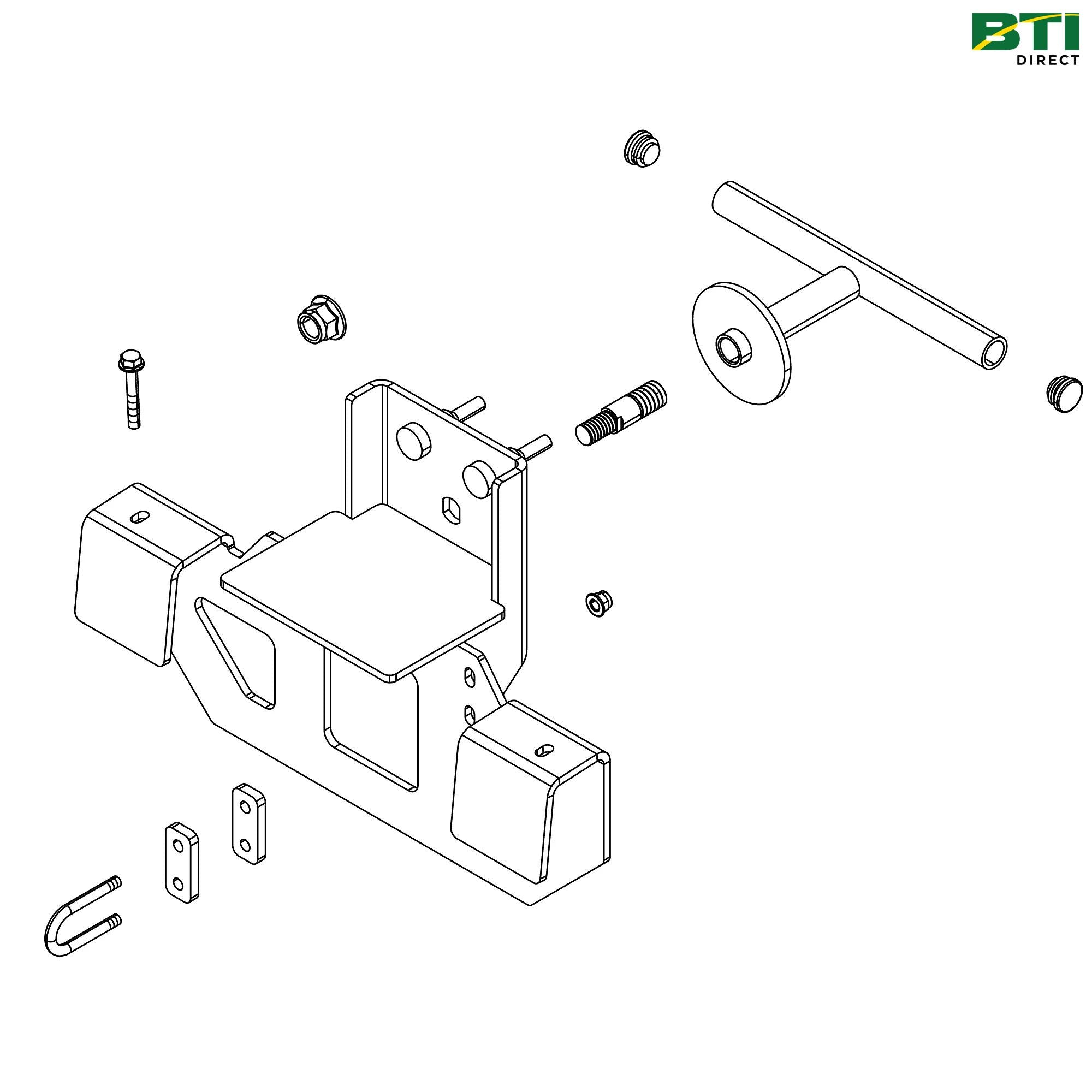 BM25577: Spare Tire Rack Kit