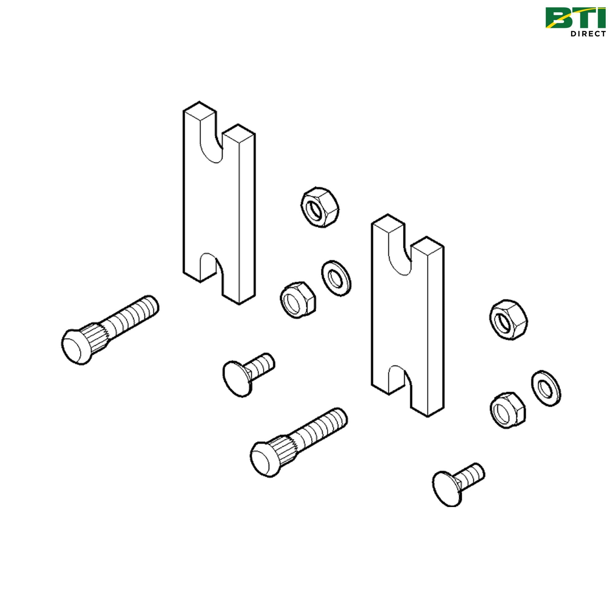 BN240810: Drawbar Spacer Hardware Kit