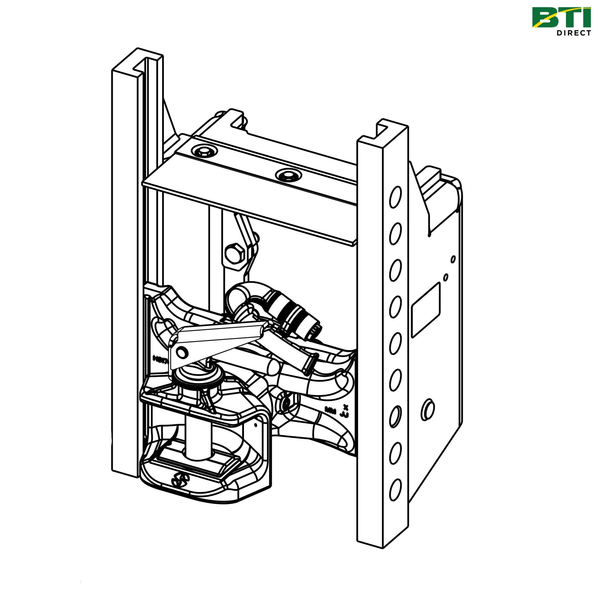 BSJ10353: Manual Height adjustable Wagon Hitch Attachment, SyncShuttle™