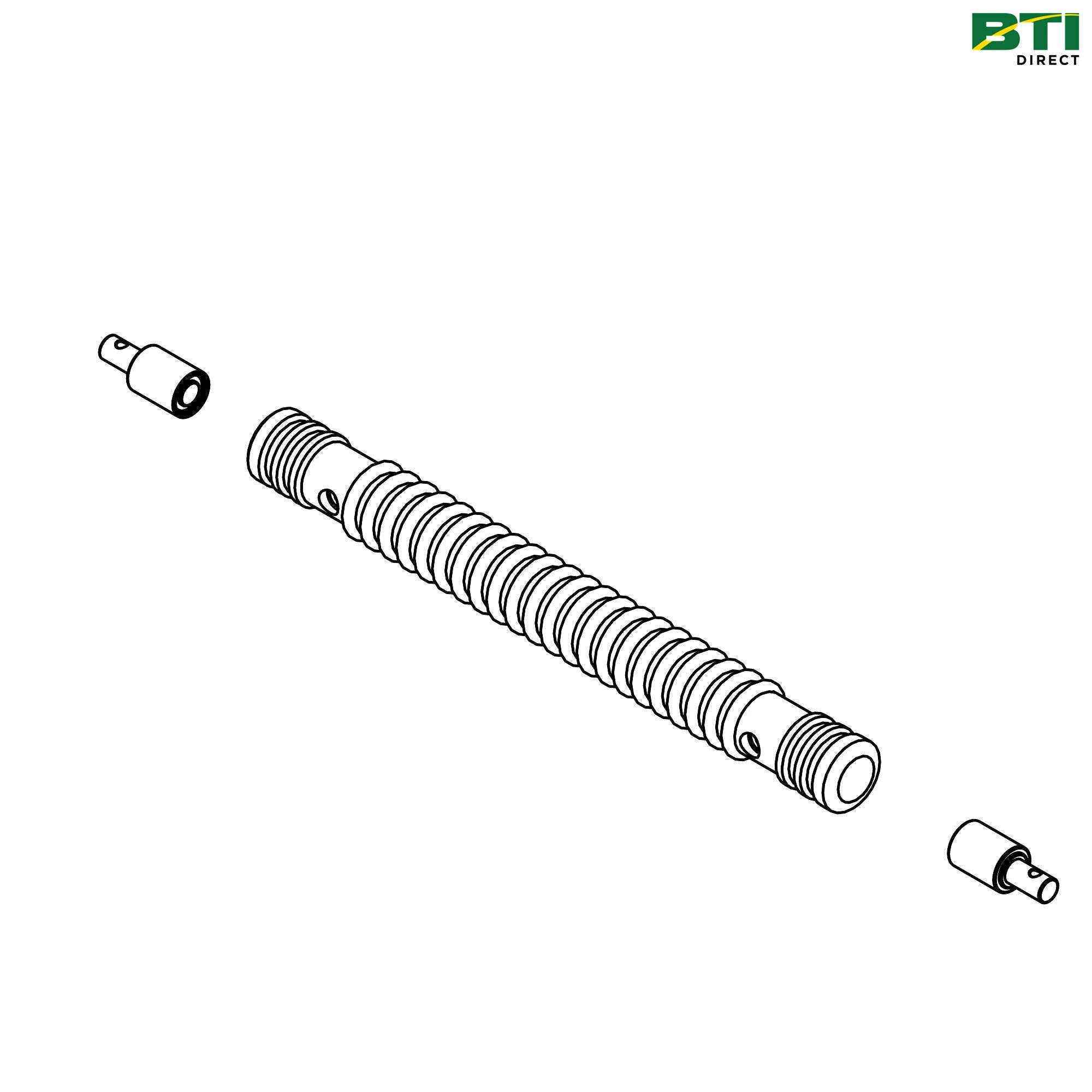 BTC10281: Relieved Short Grooved Roller Kit, 2 x 18 inch