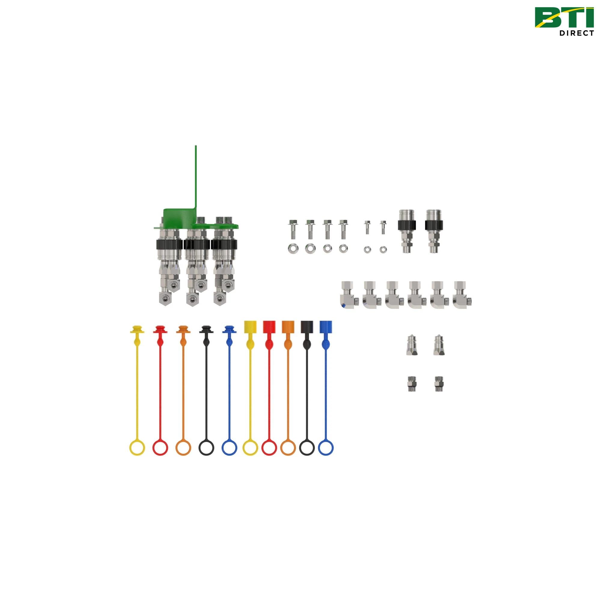 BW16051: 3-Function Hydraulic Quick-Connect Coupler Attachment