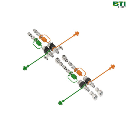 BW16133: 3-Function Hydraulic Quick-Connect Coupler Attachment