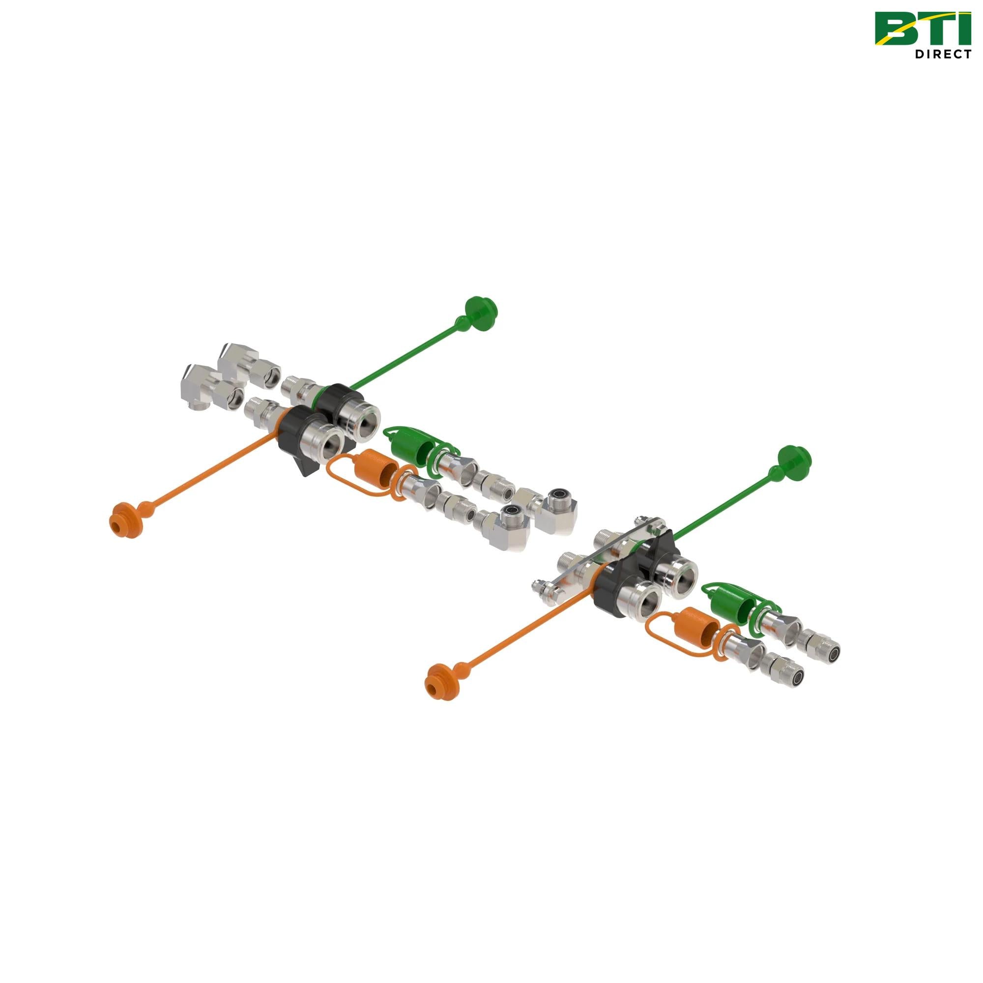 BW16133: 3-Function Hydraulic Quick-Connect Coupler Attachment