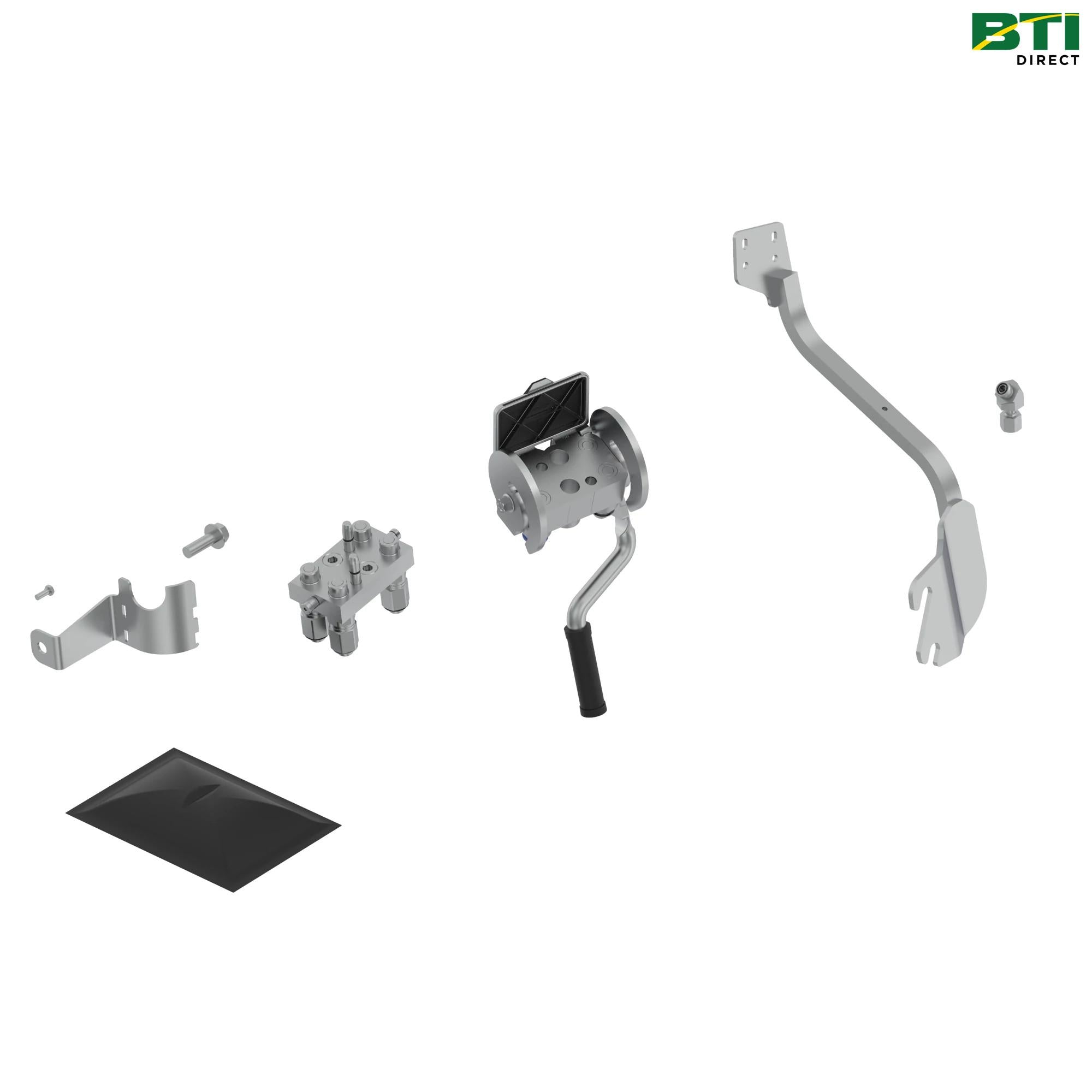 BW16254: Two Function Single-Point Hydraulic Quick-Connect Multi-Coupler Attachment