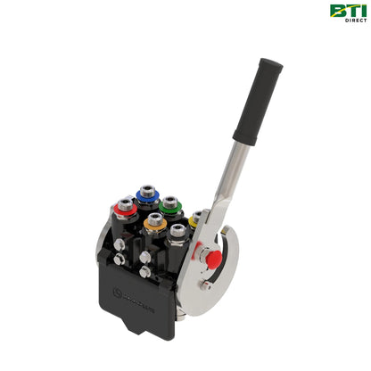 BW16338: Two Function Single-Point Hydraulic Quick-Connect Multi- Coupler Attachment