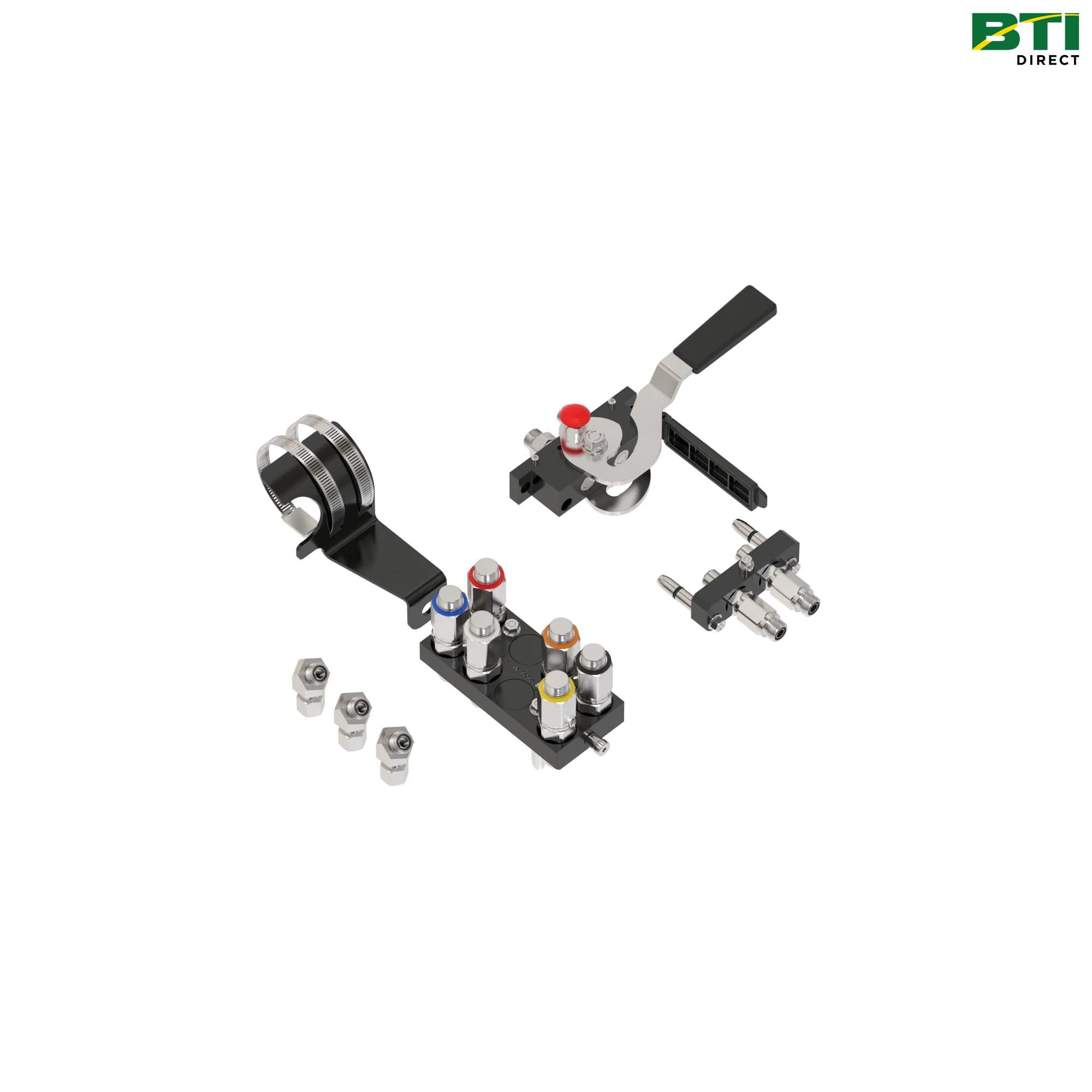 BW16401: 3-Function Single-Point Hydraulic Quick-Connect Multi-Coupler Attachment