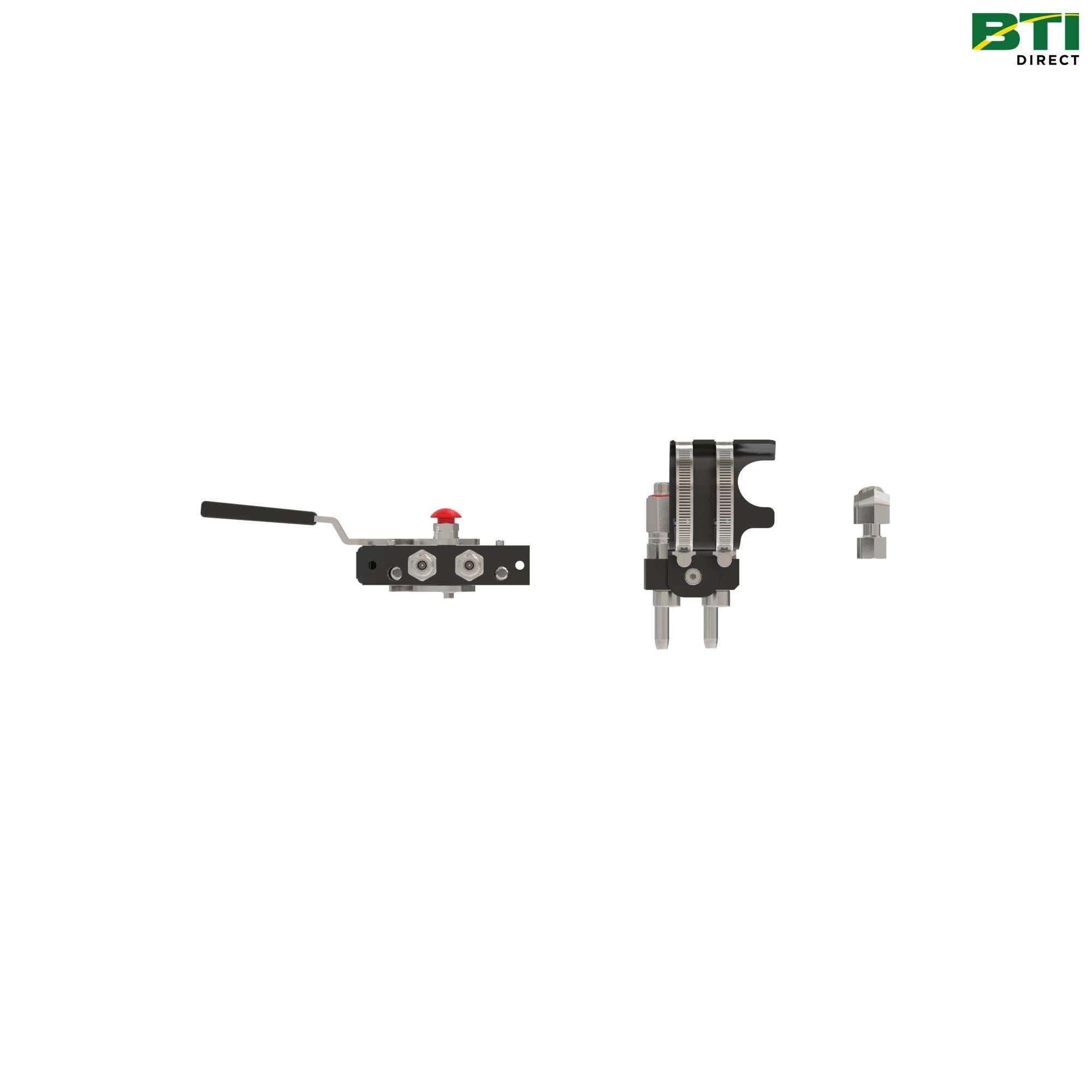BW16401: 3-Function Single-Point Hydraulic Quick-Connect Multi-Coupler Attachment