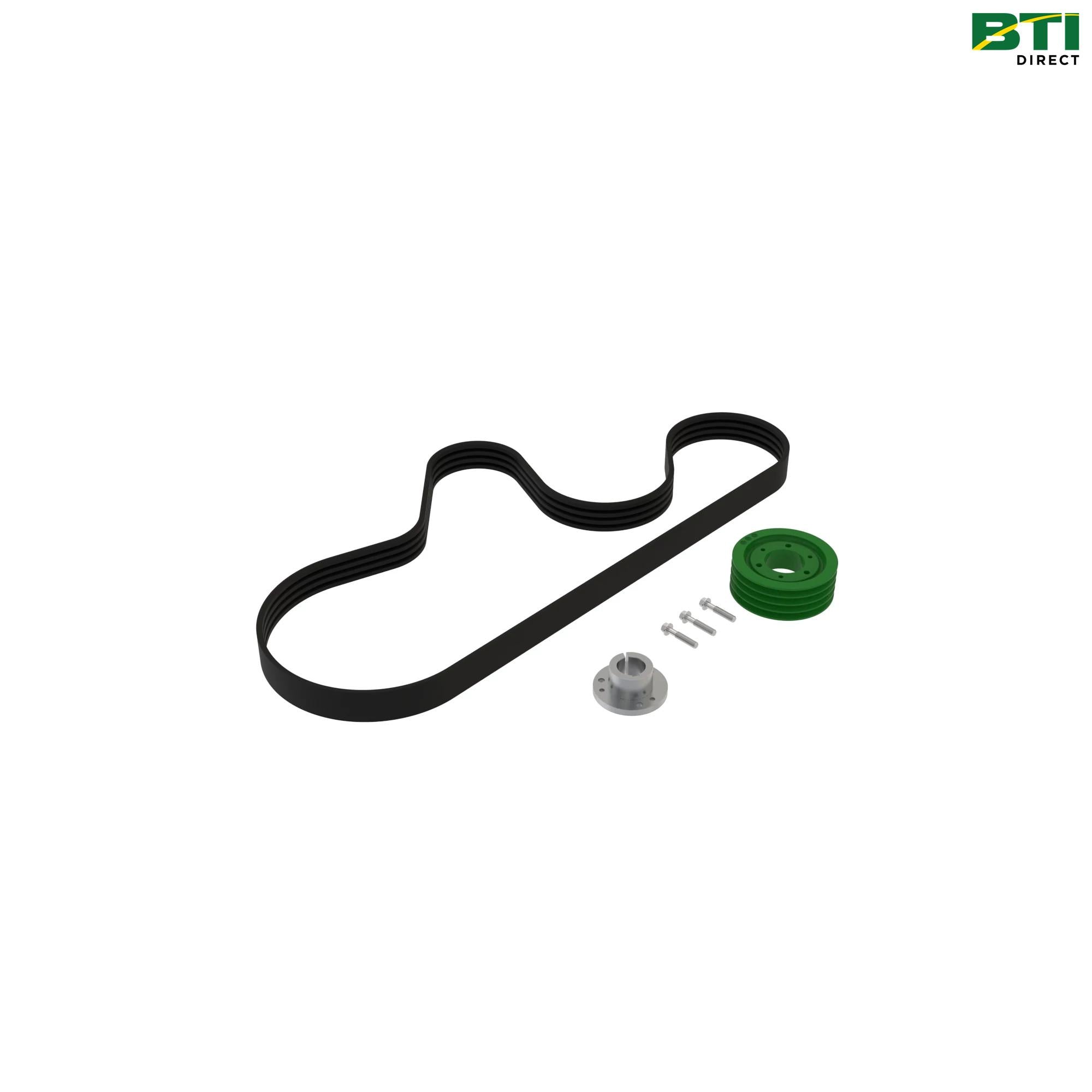 BXE10821: 40% Speed Differential 4-Groove Pulley and Belt Attachment