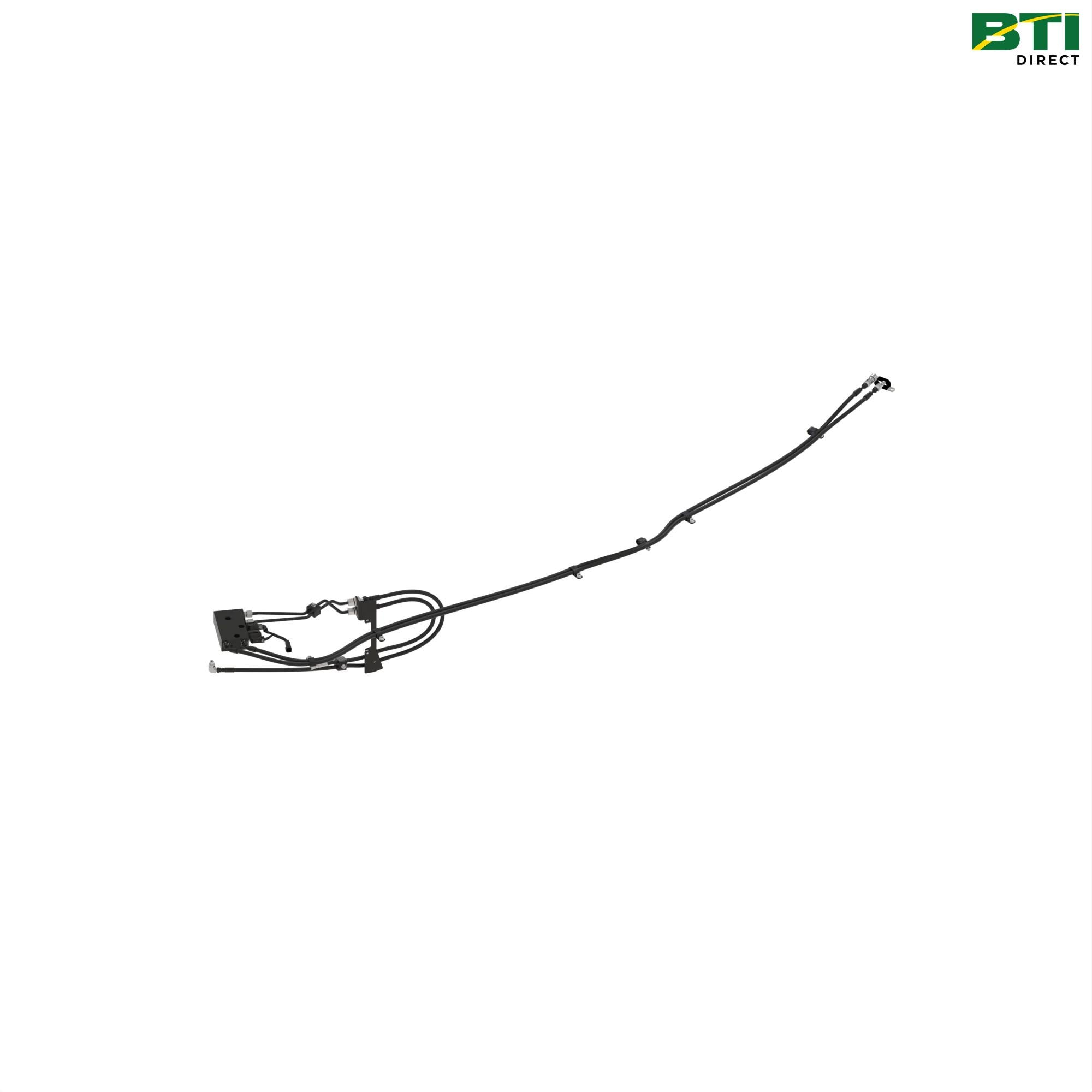 BXE10841: Spout Extension Attachment with Folding System for 12-Row Header