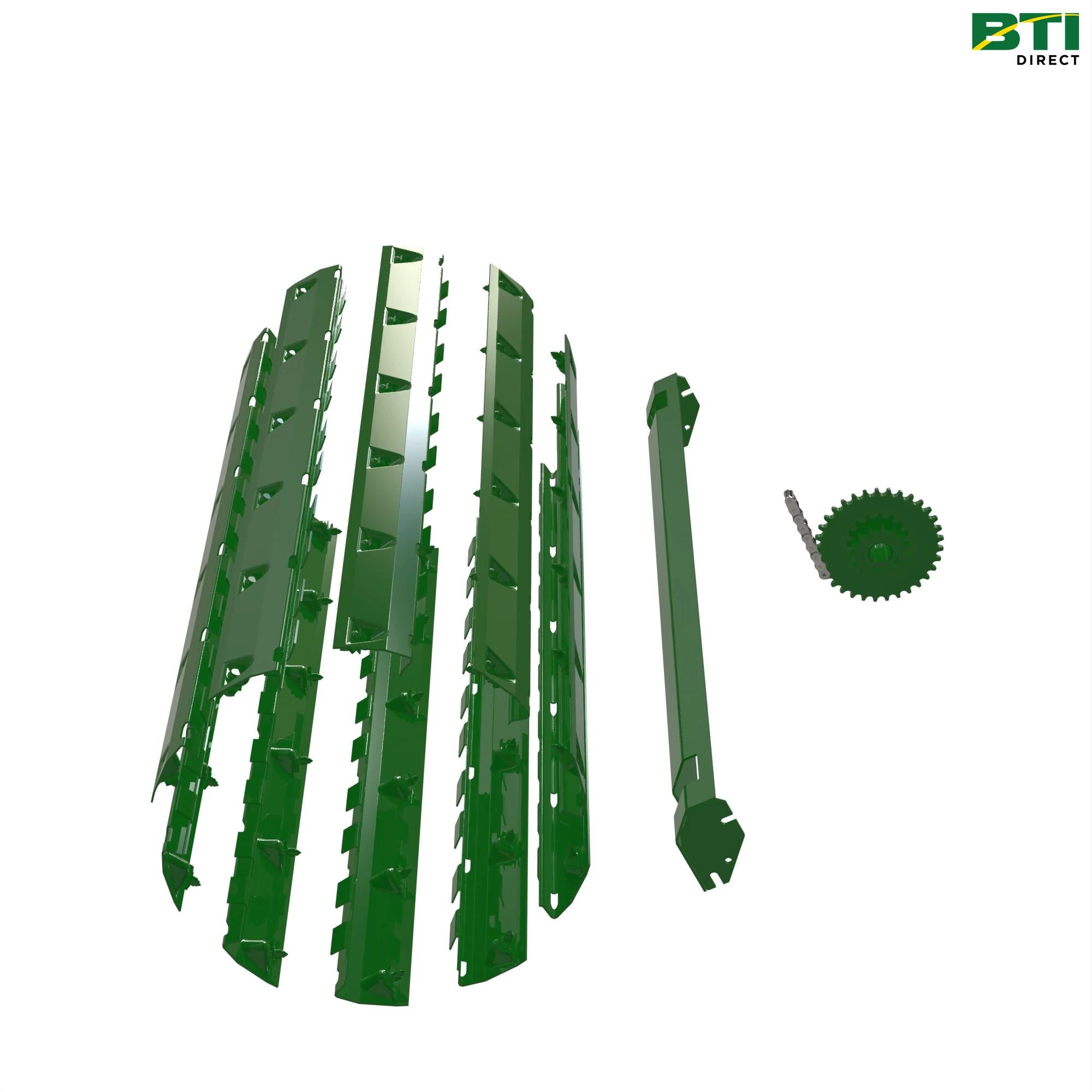 BXE11038: Threshing Cylinder Filler Plates Crop Conversion Attachment