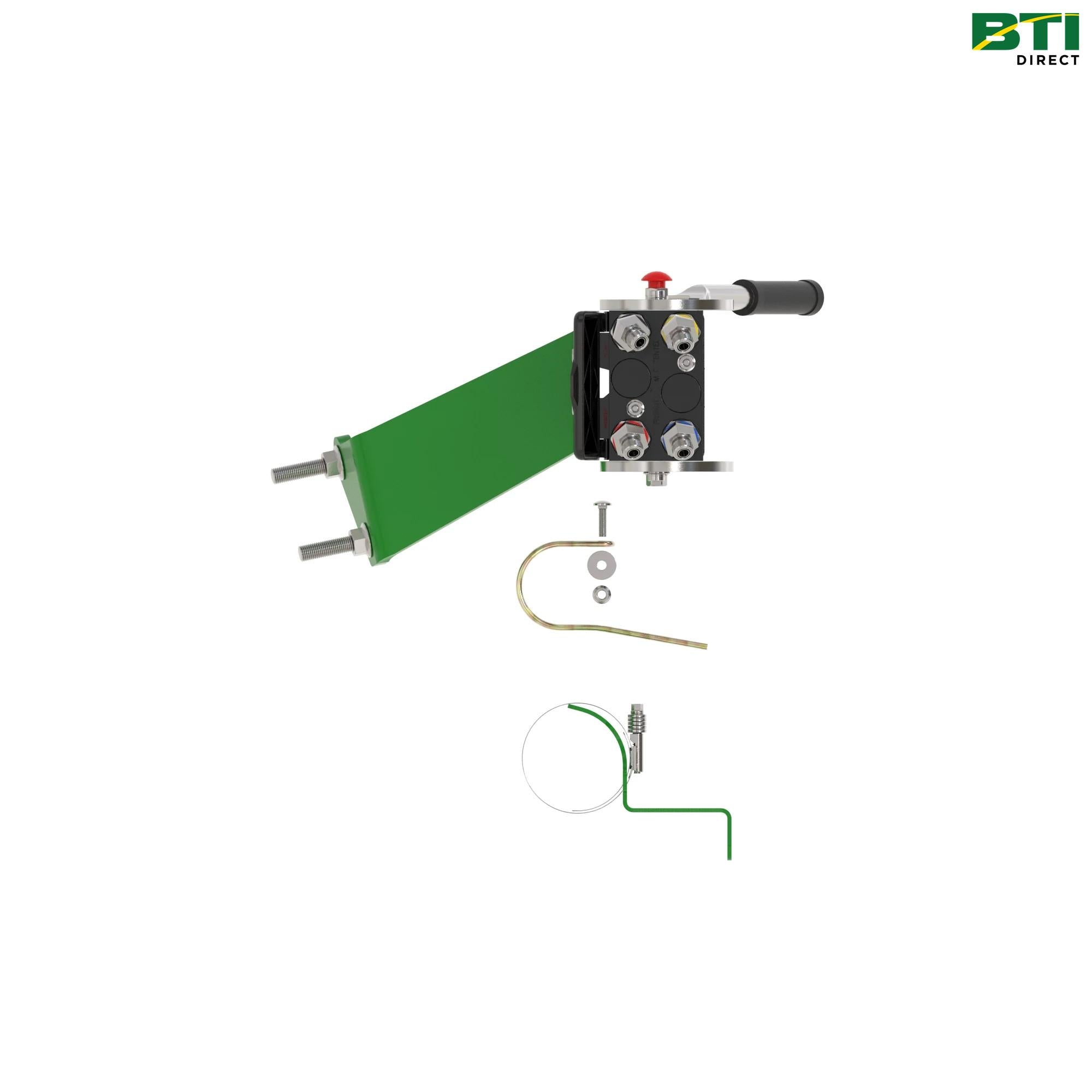 BXX10087: Two Function Single-Point Hydraulic Quick-Connect Coupler Attachment