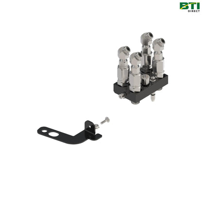 BXX10180: 2-Function Single-Point Hydraulic Quick-Connect Coupler Attachment