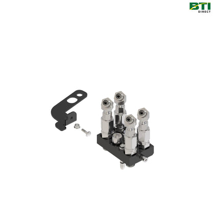 BXX10180: 2-Function Single-Point Hydraulic Quick-Connect Coupler Attachment