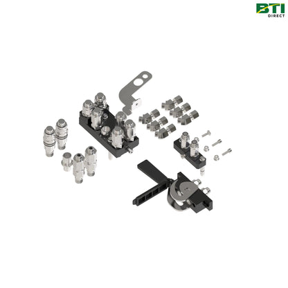 BXX10181: 3-Function Single-Point Hydraulic Quick-Connect Coupler Attachment