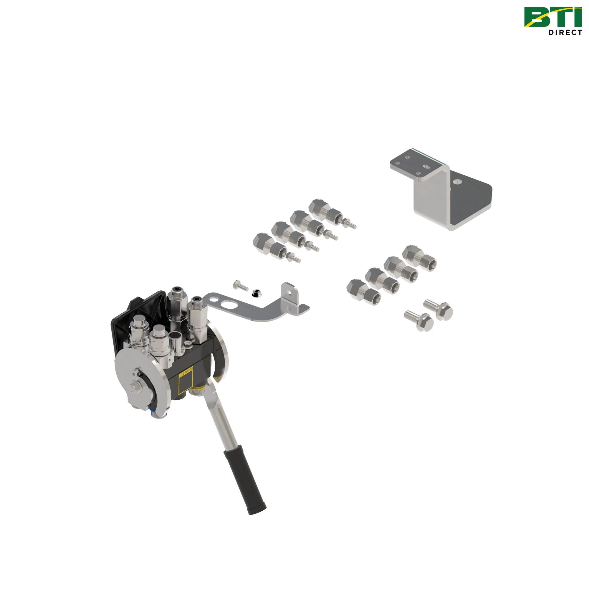BXX10182: 2-Function Single-Point Hydraulic Quick-Connect Coupler Attachment
