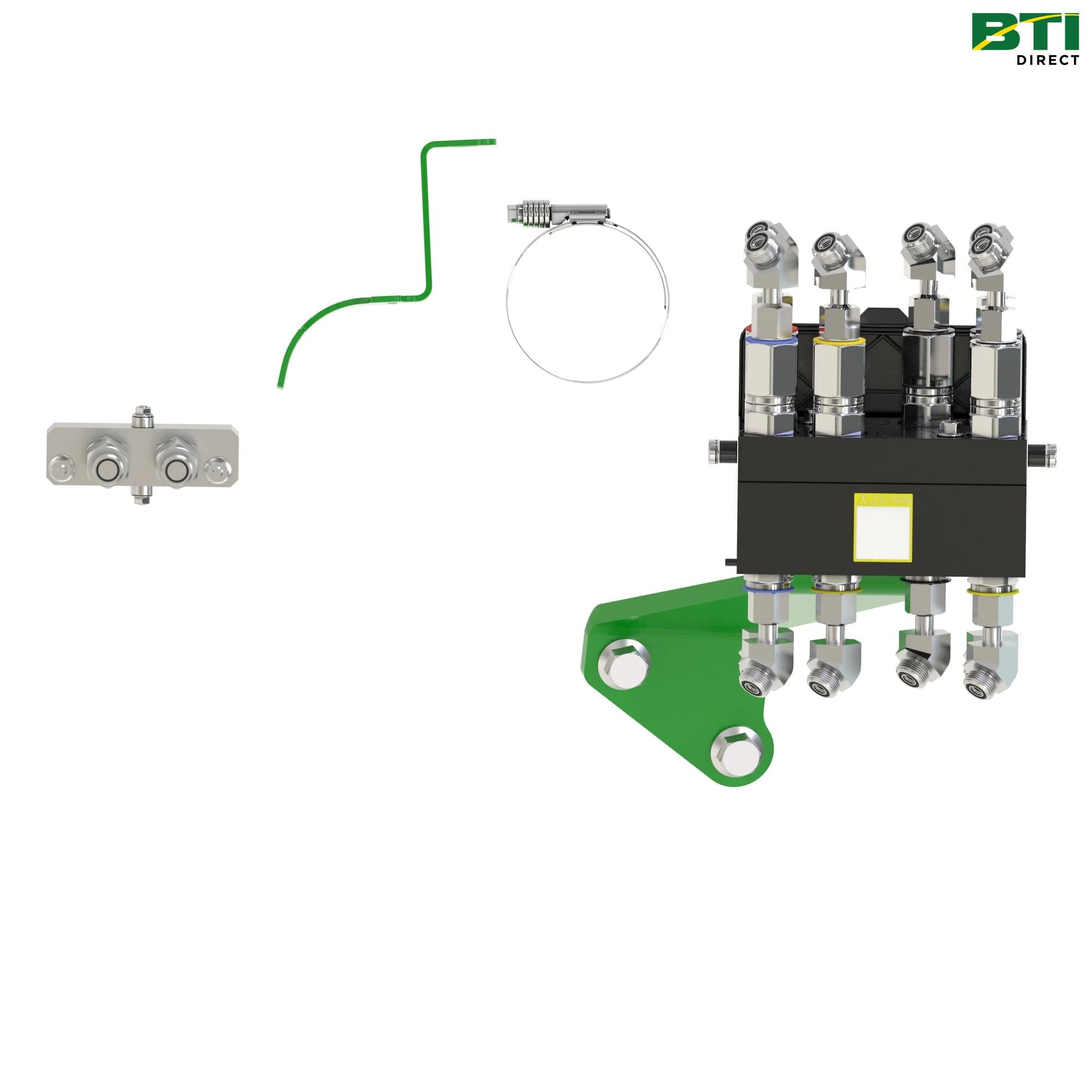 BXX10442: 3-Function Hydraulic Quick-Connect Coupler Attachment