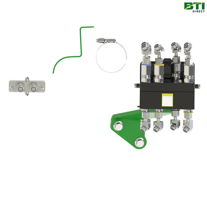BXX10442: 3-Function Hydraulic Quick-Connect Coupler Attachment