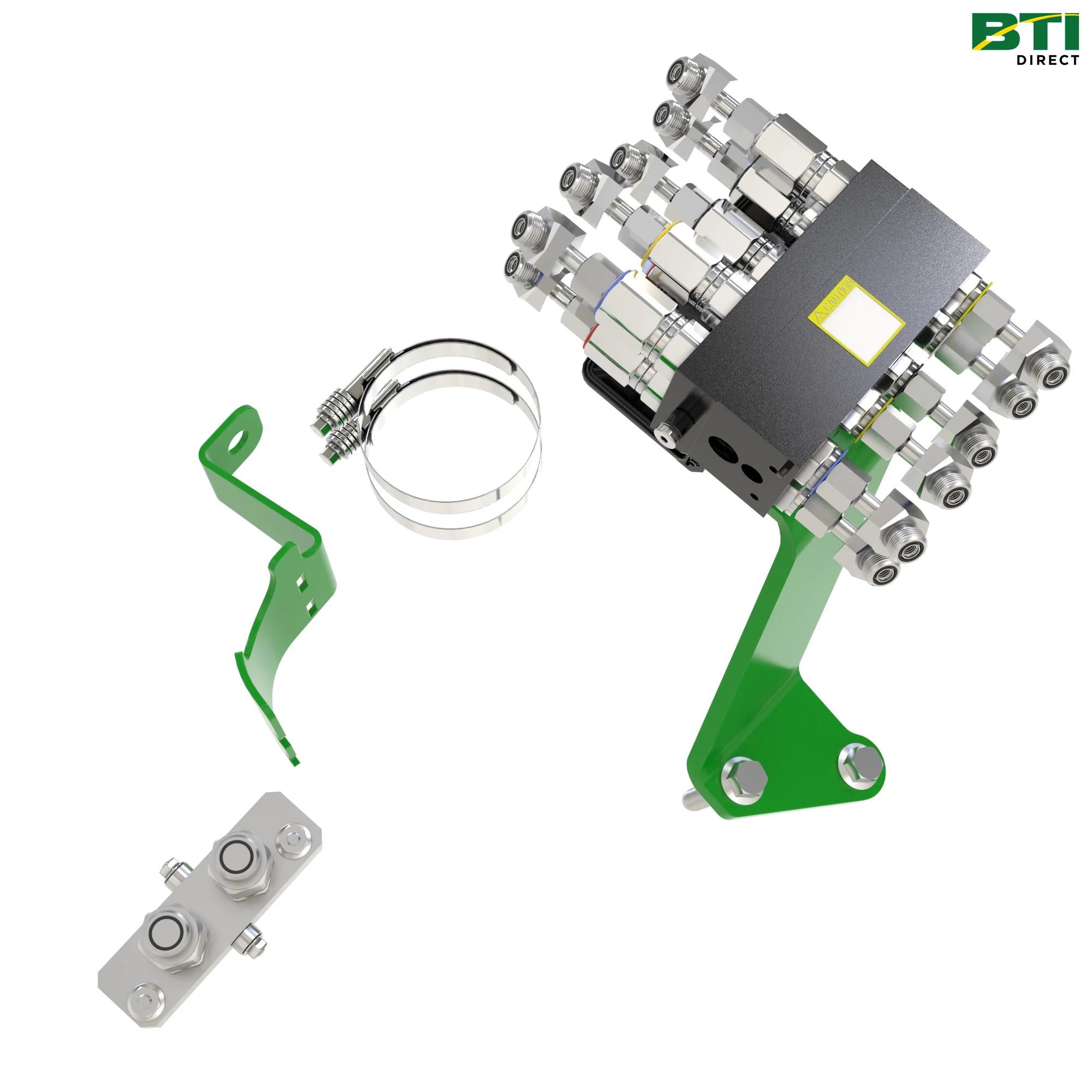 BXX10442: 3-Function Hydraulic Quick-Connect Coupler Attachment