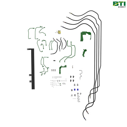 BXX10931: Front Hitch Installation Kit (Connections to the rear SCV)