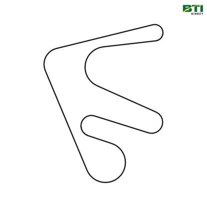 DZ118729: PK Section V-Belt, Effective Length 2325 mm (91.5 inch)