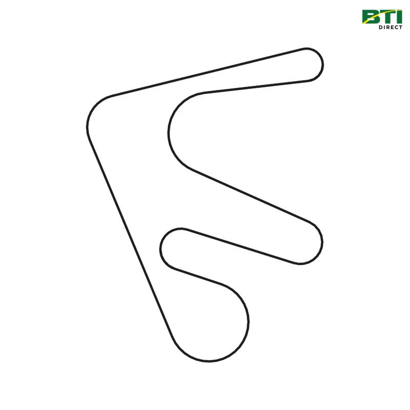 DZ118729: PK Section V-Belt, Effective Length 2325 mm (91.5 inch)
