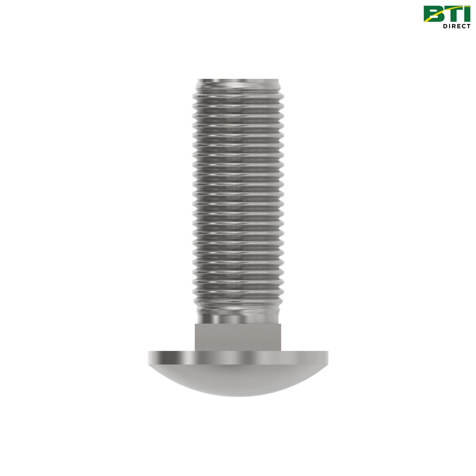 E131431: Round Head Square Neck Bolt, M10 X 35