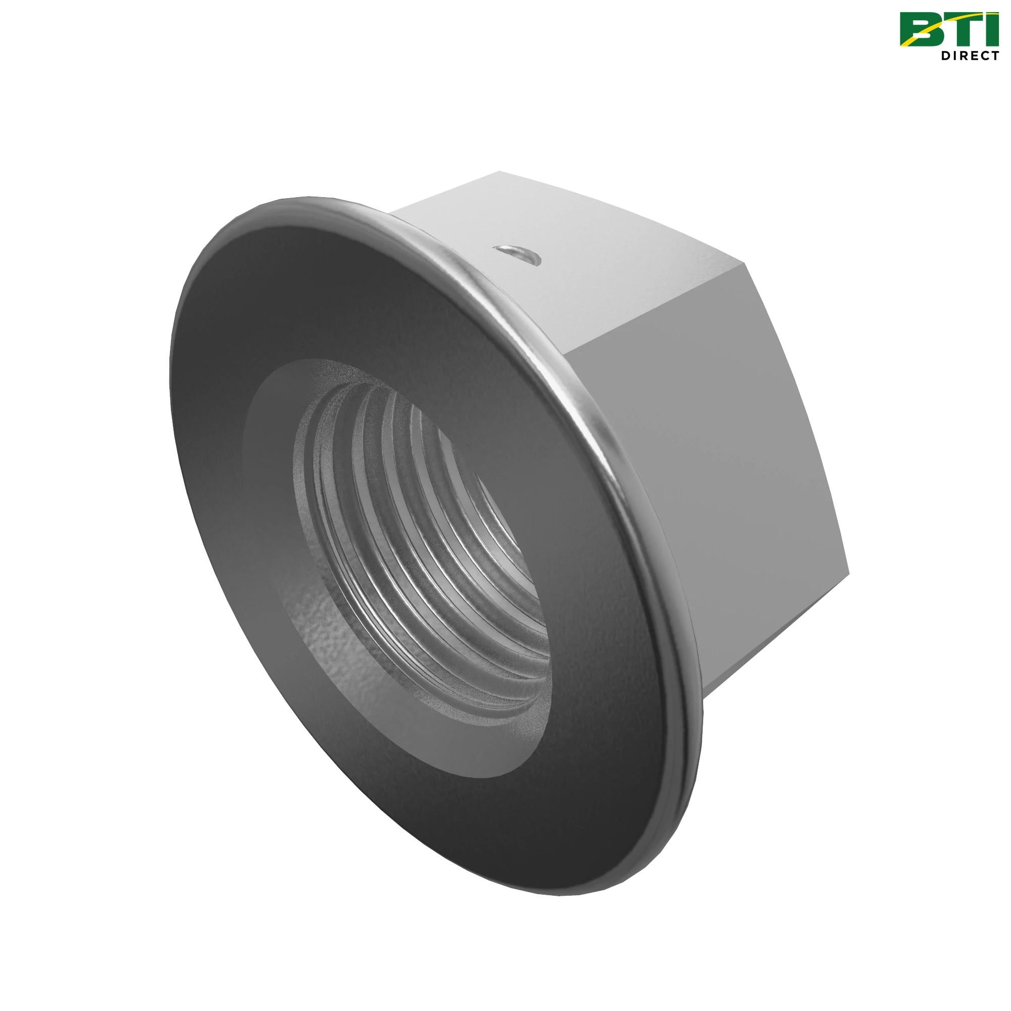 E59406: Hexagonal Flange Lock Nut, 3/8"