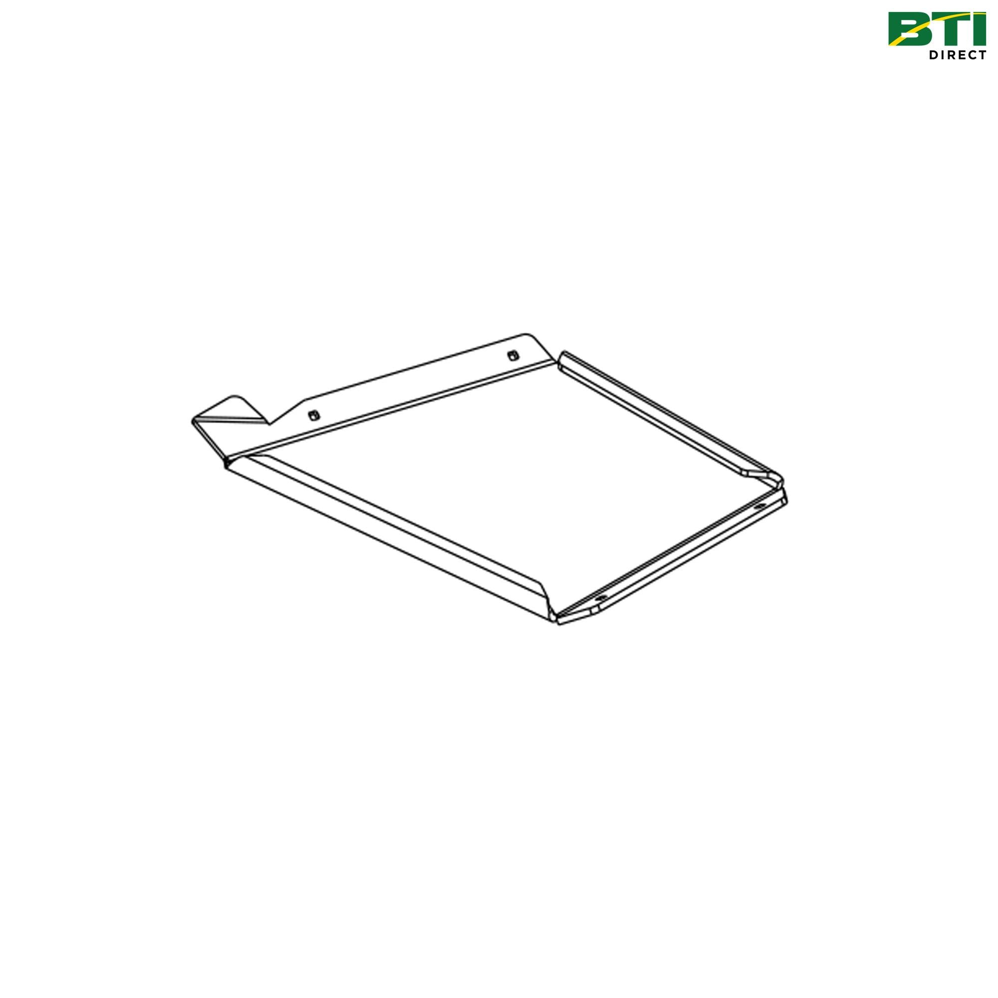 FH318494: Left Side Plastic Wear Skid Shoe
