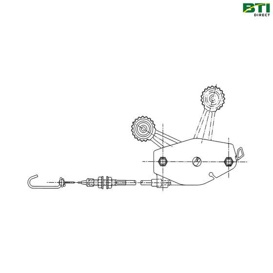 GC90194: Blade Brake Clutch Control Push Pull Cable