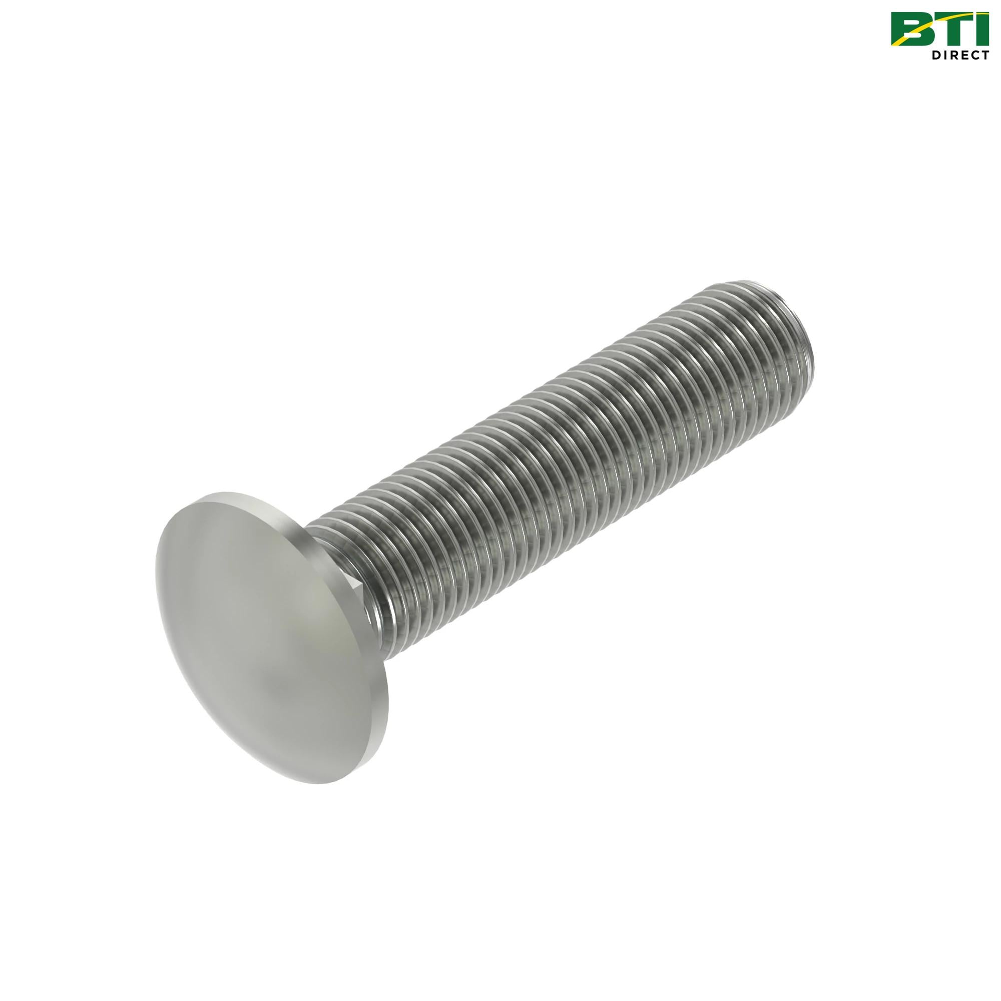 H139098: Round Head Square Neck Bolt, M12 X 51.5