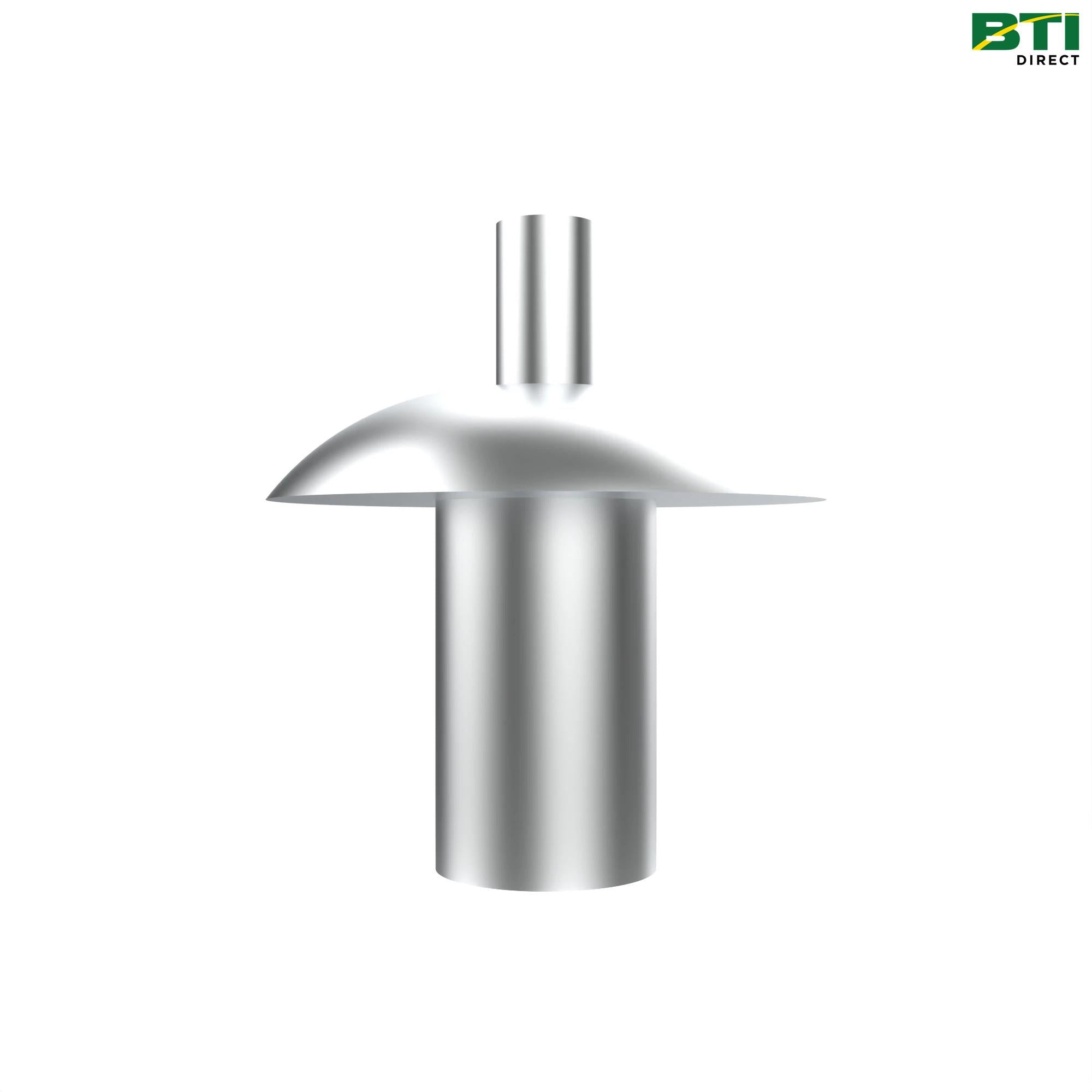 H150218: Short Hammer Rivet, 1/4 Inch