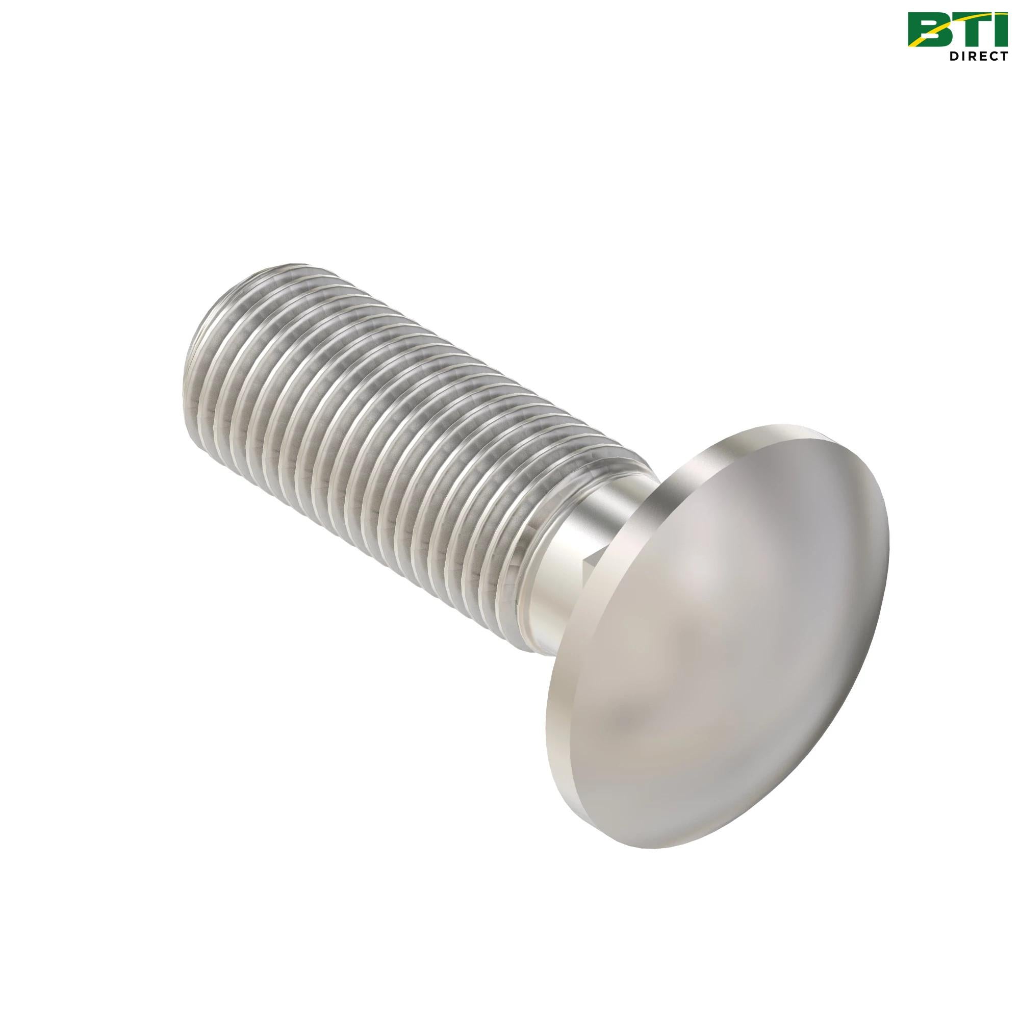 H168080: Round Head Square Neck Bolt, M12 X 40