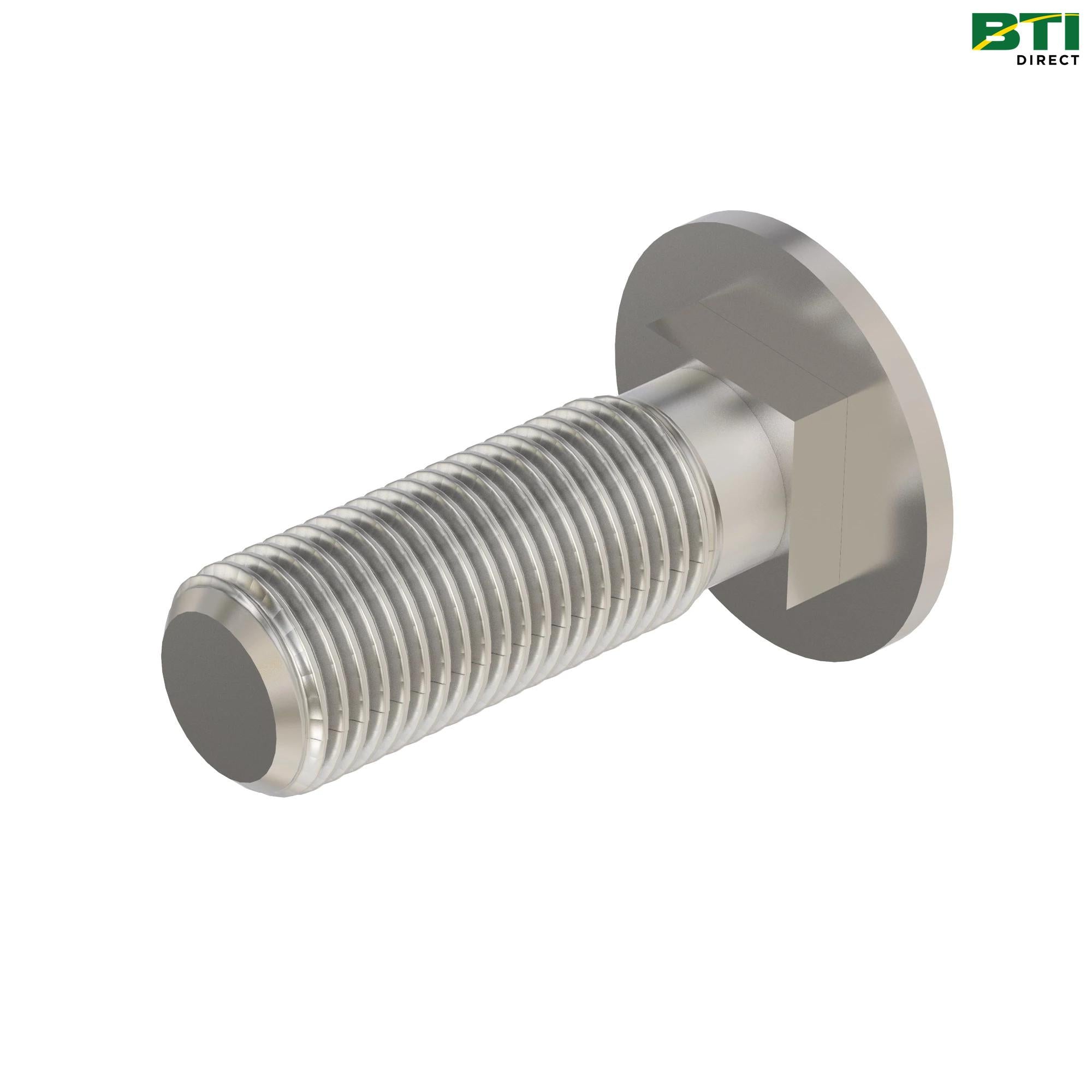 H168080: Round Head Square Neck Bolt, M12 X 40