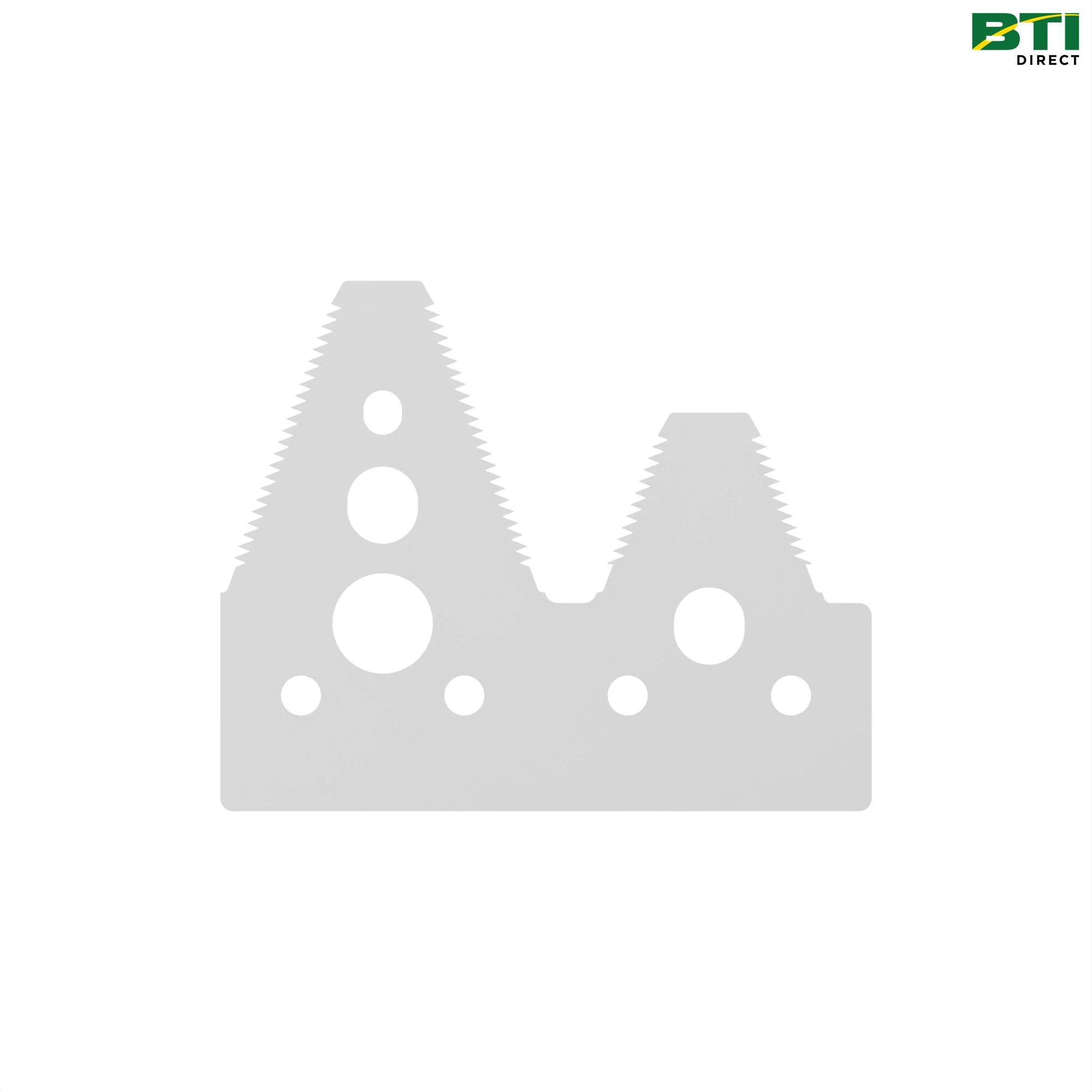 H215025: Short-Long No-Till Fine Tooth Knife Section
