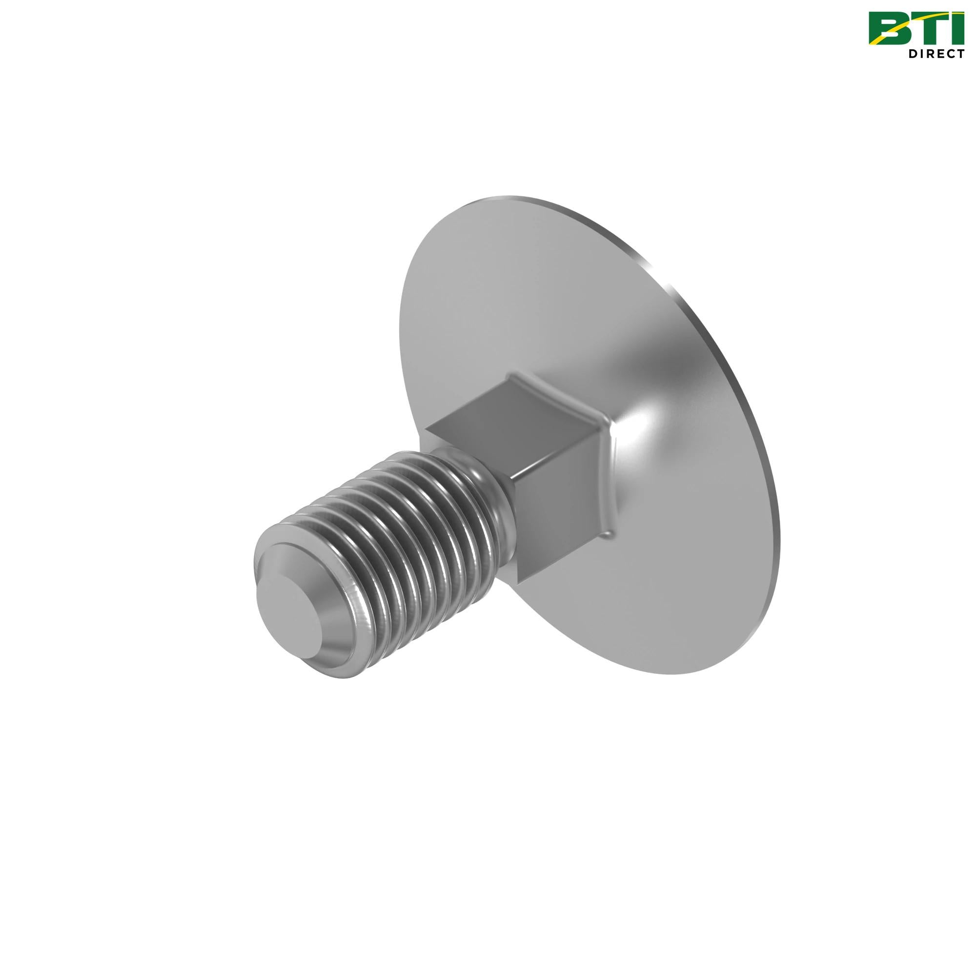 H85934: Round Head Square Neck Bolt, 6.35 X 20 mm (1/4" X 0.787")