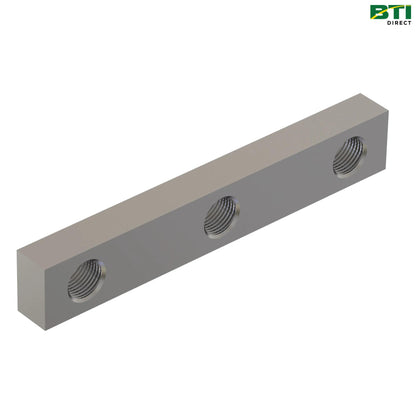 HXE121397: Cutterhead Drum Knife Threaded Bar Plate
