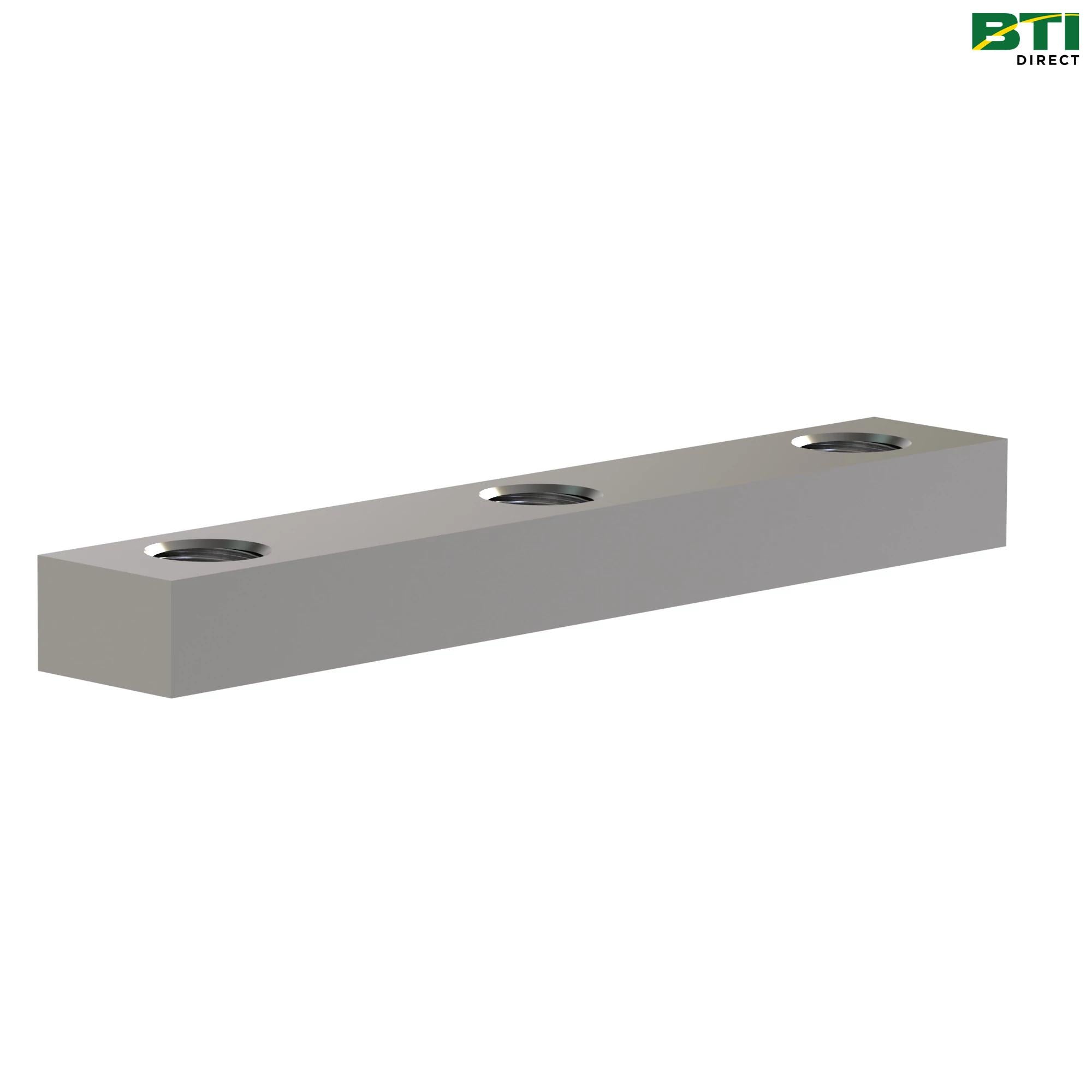 HXE121397: Cutterhead Drum Knife Threaded Bar Plate