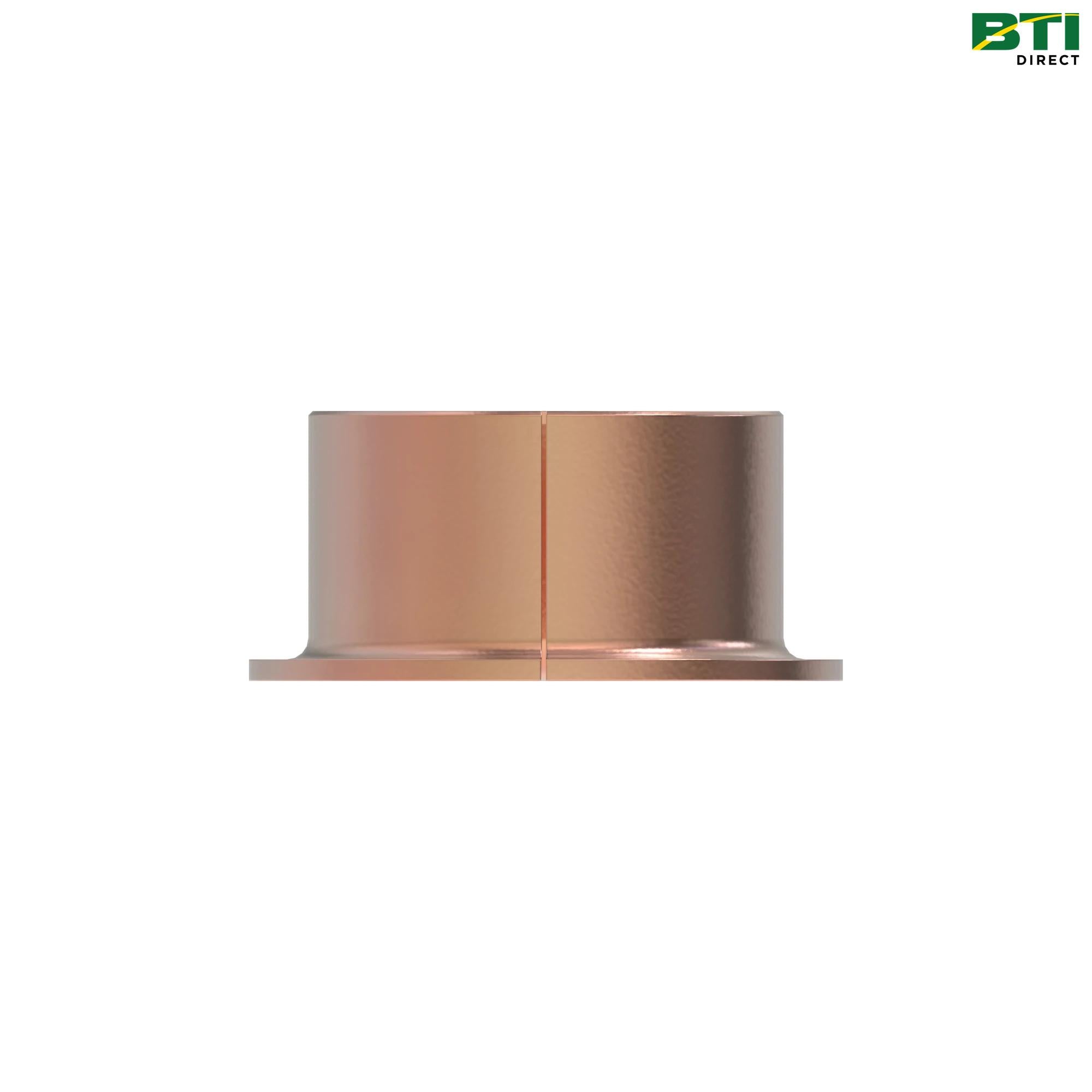 HXE31858: Cylindrical Flanged Alloy Bushing, Right Side