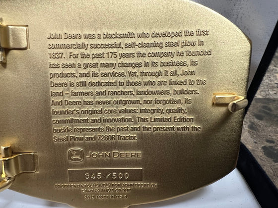 2012 Limited Edition John Deere Belt Buckle