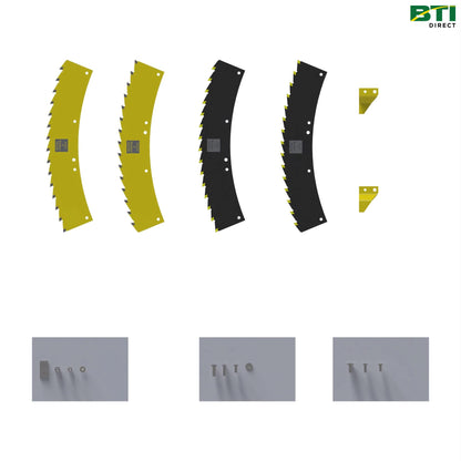 LCA142206: Knife Rotor Heavy-Duty Blade Kit, Coated
