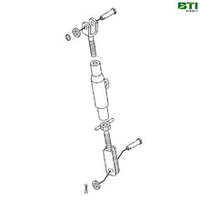  LVA801242: Three Point Hitch Lift Link, Right Side