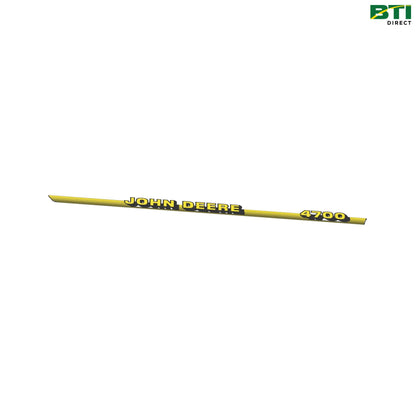 LVU10328: John Deere 4700 Label, Right Side